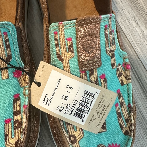 Ariat Womens Cruiser Metallic Bronze/Leopard Cactus - Picture 2 of 12